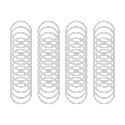 M8x10mm Thin Spacer Washer Set for Electronics,48PC 304 Stainless Steel | 0.1,0.2,0.3,0.5mm precision shims,12 pcs each,for M8 bolts,robotics,mechanical DIY and compact component spacing - size: M8x10