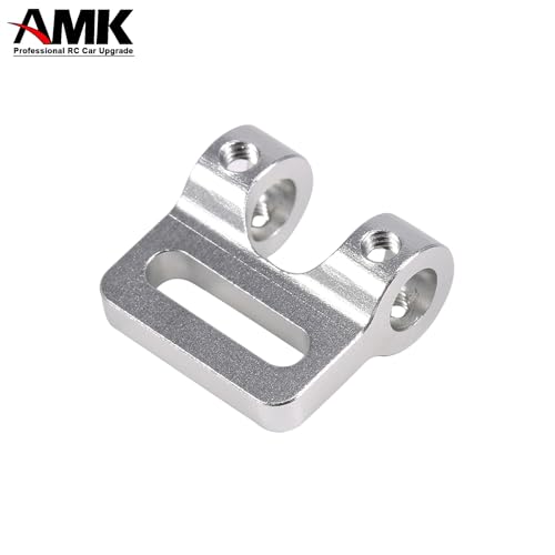 AMK Aluminum Modular Fairlead 4.5mm Tube for Tow Winch Rope 1/10 Scale Bumper Mount Accessories for RC Crawler Axial SCX10 Element Enduro Gen7 Gen8 TRX6 TRX4 Upgrades (Silver) - color: Silver