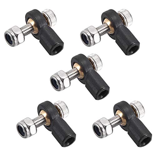 uxcell 5 PCS M3 3.0xL15mm Lever Steering Linkage Tie Rod End Ball Head End for RC Helicopter