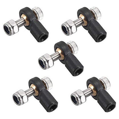 uxcell 5 PCS M3 3.0xL15mm Lever Steering Linkage Tie Rod End Ball Head End for RC Helicopter