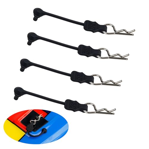 8PCS TGCWENG Universal RC Body Clips w/Pull Tabs Car Clips R Clips for All 1/10 1/12 Scale TRX4 Losi HPI Arrma Kyosho Himoto RC Car Truck Crawler Body Shell Upgrades (1.2mm Sliver Clips+Black Pull) - color: Sliver Clips+Black Pull