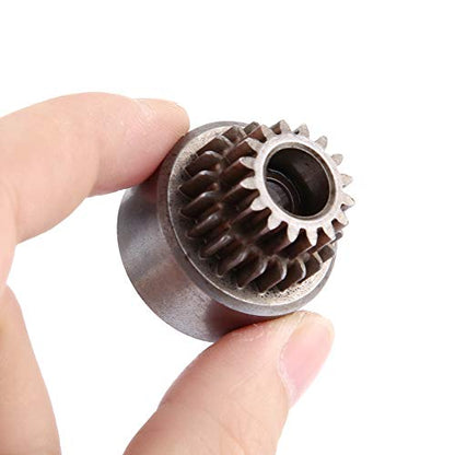 02023 Metal Clutch Bell, Double Gears CNC Machined RC Clutch Bell RC Model Upgrade Part for 94122 1/10 Car Drift Vehicle Accessory