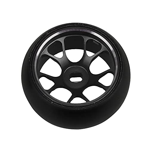 Lovermusic 4pcs 25x11MM RC 1:28 Drift Tires Black Mesh Wheel Hub Replacement for WL 1/28 K969 K989 P929 Upgrade Parts