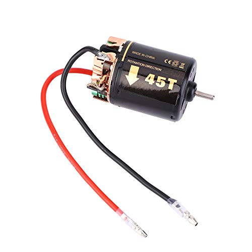 GOWENIC Universal 540 Brushless Motor, RC Model Car Motor for Big Trucks Climbing Car, High Sensorless Brushless, 35T RC for Off Road Model (45T) - size: 45T