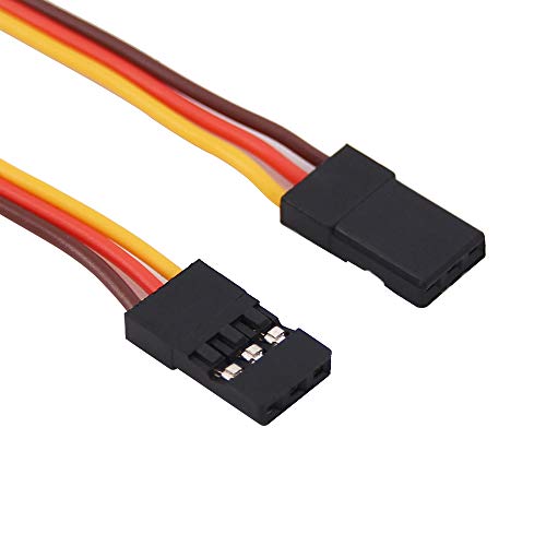 10pcs Male to Male 10cm Servo Extension Lead Wire 26awg 30cores Cable(C58-10)