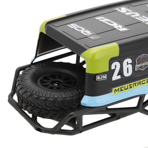 MEUS Racing MB18 TRX4M Body & Chassis Kit for Traxxas TRX4M Defender Bronco K10 F150 High Trail 1/18 RC Crawler Upgrades Parts (Green&Blue) - color: Green&blue