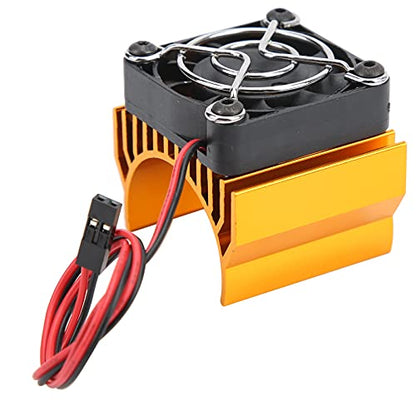 RC Motor Heatsink 1/10 RC Car 3650 Brushless Motor Cooling Fan 540 RC Brushed Motor Fan with Heatsink