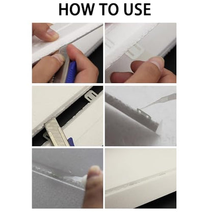 20PCS RC Plane Hinge Folding Leaf Paper Hinges Model Aileron Tail Wing Connector for RC Airplane Aircraft Helicopter DIY Model Plane Fix Wing Parts (17.5x10mm Rectangle) - style: 17.5x10mm Rectangle