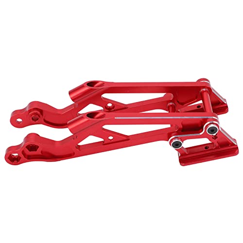 RC Wing Mount Set, RC Car Wing Mount Set Adjustable Metal Rear Wing Mount Set for Arrma 1/8 Remote Control Car Upgrade Accessories(red)
