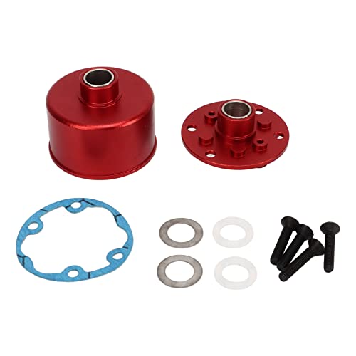 ARRMA 3S 4S 1/10 Differential Case, Aluminum CNC Machined Differential Housing Set, Hardened Lightweight Metal Upgrade for 1/10 RC Cars, Improves Heat Dissipation & Smooth Operation