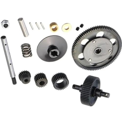 RC Crawlers Components for Axial for Scx10 Smt10 Ax10 1/10 Accessories Spiral Metal Cutting Steel Transmission Gear Set Motor Pinion 87T 22T Rc Car