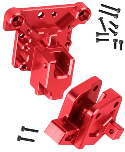 Rear Brace and Wing Bracket Upgrades Part for 1/8 Kraton 6S V6-(ARA8708V6/ARA8608V6),Notorious 6S V6-(ARA8611V6),RC Aluminium Rear Brace & Wing Bracket,Replace(ARA32075),Red - color: Red - (Aluminium Upgrades Part)