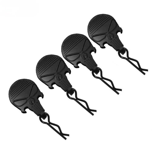 RC Cars Models Parts For Losi For Arrma For Axial For Redcat For HPI For HSP 1/8/10/16 10 For Universal RC Body Clips W/Pull Tabs Black Or White R Pins(Black 1 16) - color: Black 1 16