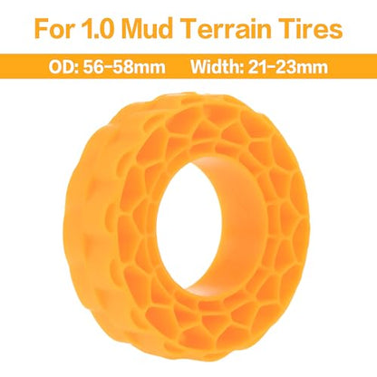 MEUS RACING Soft Silicone Rubber Inserts for 56-58mm 1.0" Tires (Soft) - color: Soft