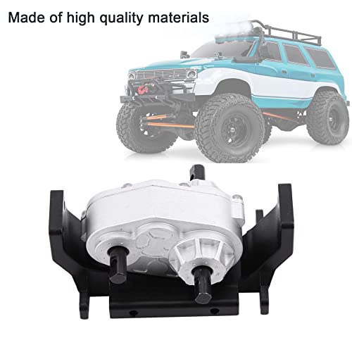 Transfer Case, 72mm Metal Transfer Gearbox Case with Skid Plate for 1/10 RC Crawler RC4WD Gelande II FJ40 G2 D110 DefenderTF2 - color: Transfer Case With Skid Plate