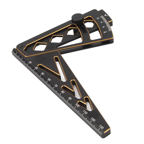 RC Car Ride Height Gauge and Camber Gauge Multi Angle Measuring Tool, Aluminum Alloy Compact Portable for RC Cars