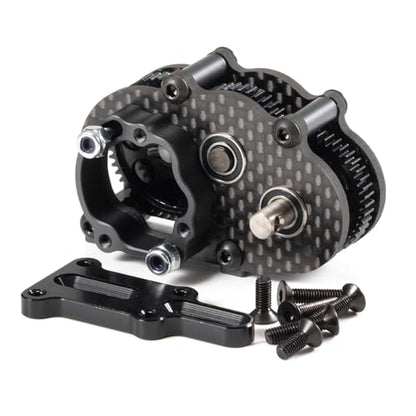 Carbon Fiber Overdrive Transmission Ultralight and Compact OD-3 Gearbox for AR44 Capra Axle LCG Comp Rigs 1/10 RC Rock Crawler(OD3 Transmission) - style: OD3 Transmission