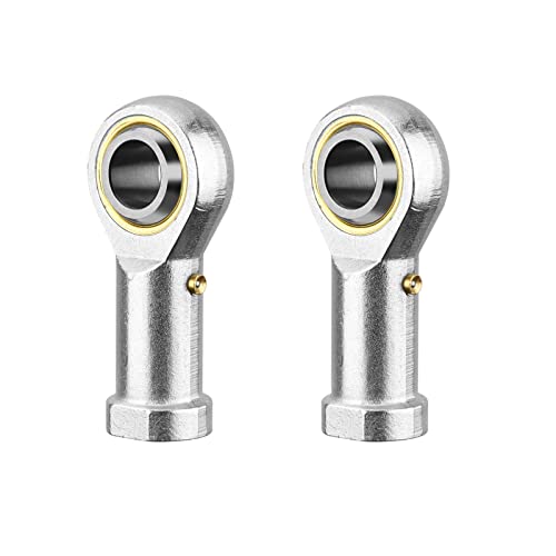 PHSB7L Rod End Bearing 7/16 Inch Bore and 7/16-20 Left Hand Thread, Self-Lubricating Female Heim Joint Rod Ends 2pcs - size: 7/16, style: Left Hand