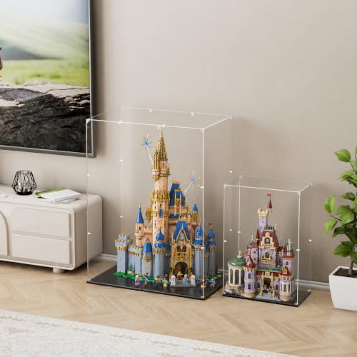 Clear Acrylic Display Case, Self-Assemble Showcase for Collectibles, Action Figures, Dolls- Alternative Glass Box for Commemorative Gifts - size: 16×8×22inch, 40×20×56cm