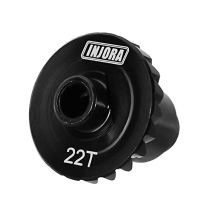 INJORA 7g/Set Overdrive Steel Alloy Helical Axle Gear for 1/18 TRX4M(2PCS)