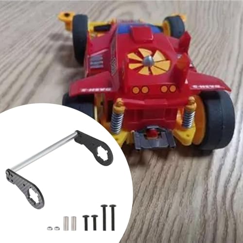 Rear Shock Tower Rear Shock Damper Mount Chassis Upgrade Accessories Carbon Fiber Aluminum Replacement Plate Suitable for 1/10 CW-01 RC Car Hobby