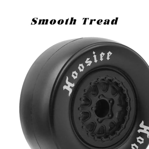 1/10 RC Short Course Racing Truck Tires OD 4.13" And Wheels 12mm Hex RC Off Road Drag Tyres for 1:10 Scale Truck Car Traxxas Slash 2WD 4×4 Rc4wd Arrma Senton 3S Axial Losi Redcat 4PCS