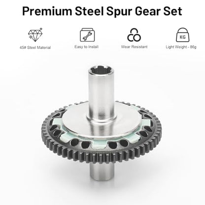 daitoku 57T Slipper Clutch Spur Gear for Arrma Granite Senton 3s Vorteks 1/8 Typhon 3s Big Rock 3s 1/10 Kraton 4s Outcast 4s RC Car
