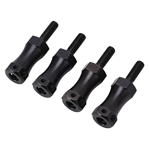 Wheel Hex Hub Extension Adapter, Extension Hex Drive Adapter, RC Extended Wheel Hex Coupler Steel 12mm Diameter Extension Adapter Combiner for 1/10 RC Cars