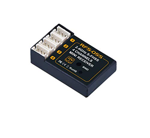 RC Receiver RC Plane Receiver - 2.4Ghz 4CH S-FHSS Compatible Receiver for Mini Car & Aircraft(RFS05S) - style: RFS05S