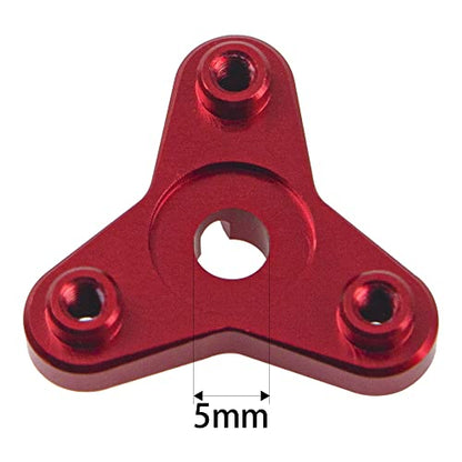 Aluminum Alloy Slipper Clutch Eliminator Compatible with Traxxas E-Maxx E-Revo Summit T-Maxx 3.3 Revo 3.3 1/10 RC Car Upgrade Parts (Red) - color: Red