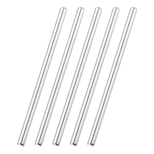 MECCANIXITY 60 Pack Dowel Pin Wheel, 2x35mm Steel Hex Wheel Hub Nut Pin Replacement for DIY RC Car Truck Boat Helicopter Model Part, Silver - size: 2x35mm