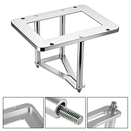 Universal Battery Tray Hold Down Trunk,Battery Relocation Box Billet Aluminum 551181 For Optima Race Racing Mount Red Yellow Blue Top 34M D34M 34 34R 34/78 D34 D34/78 - color: Sliver