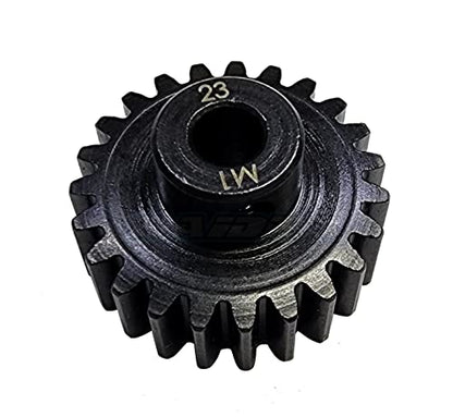Harden Steel 23T Pinion Motor Gear for Traxxas 1/6 XRT 78086-4 1/10 Maxx 89086-4 Replace 6481X