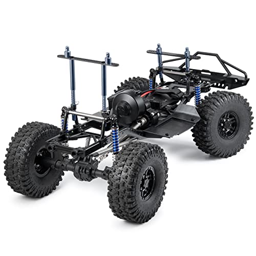 QUE-T Front Rear Body Mount for 1/10 Axial SCX10 II 90046 90047 (Titanium) - color: Titanium