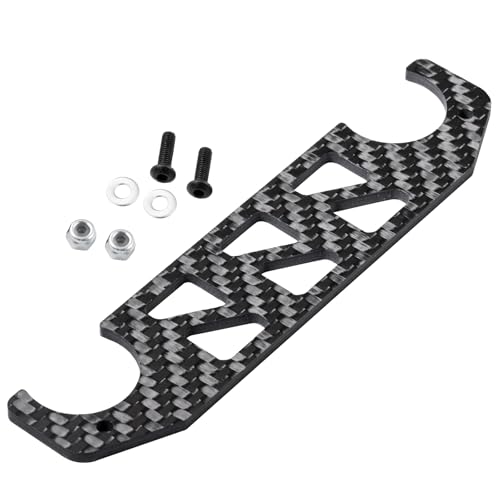 Que-T Carbon Fiber Front Chassis Brace for 1/12 Tamiya 58347 Lunch Box RC Truck