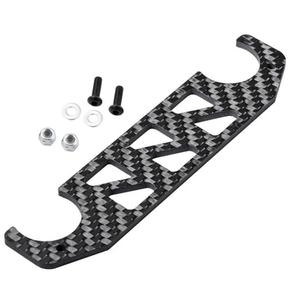 Que-T Carbon Fiber Front Chassis Brace for 1/12 Tamiya 58347 Lunch Box RC Truck