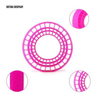 1.9 Inch Silicone Rubber Insert Foam Fit for 118-122mm 4.75" OD 1.9" Wheel Tires Inserts for 1/10 RC Crawler Accessories (Pink) - color: Pink