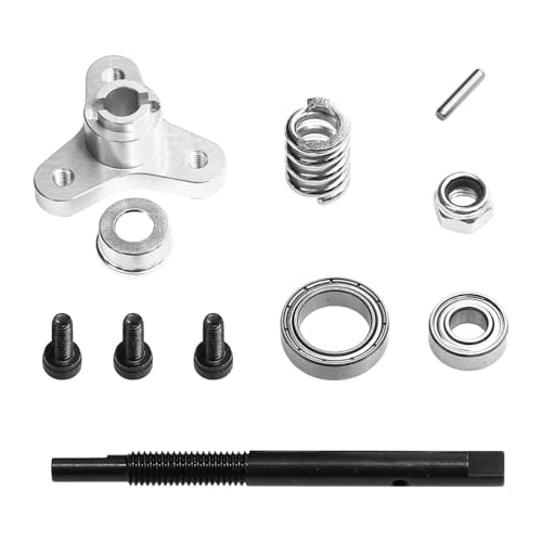 RC Car Clutch Combination Clutch Assembly Replacement Hobby Model 1/10 Clutches Combo Clutches Bell Set for 2WD, Silver - color: Silver