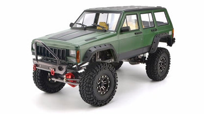 1/10 RC Crawler Hard Body Shell Kit - 313mm Wheelbase Cherokee Body for Axial SCX10, SCX10 II 90046, 90047 & TRX4 Kits (Yellow) - color: Yellow