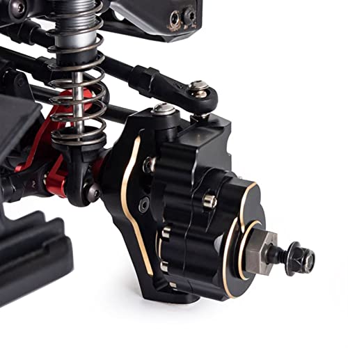 6Pcs Brass Portal Drive Axle Housing Steering Knuckle Caster Block Set for RC Crawler for for Traxxas TRX4 TRX6 Upgrade Parts Modification Accessories