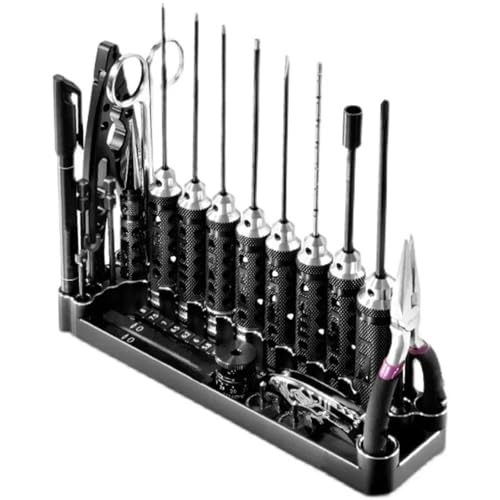 RC Repairs Spare Parts For RC Car 1Pcs Professional Tool Multifunction Socket Bracket Screwdriver Holder Storage Tray 6061 CNC Display Stand