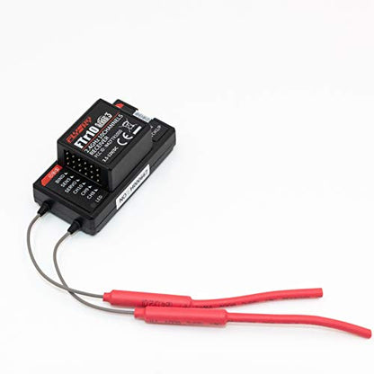GoolRC Flysky FTR10 Receiver, 2.4GHz 10CH AFHDS 3 Remote Control Receiver Dual Antenna Support i-Bus/S-Bus/PPM Output for PL18 Transmitter RC Drone Airplane Helicopter