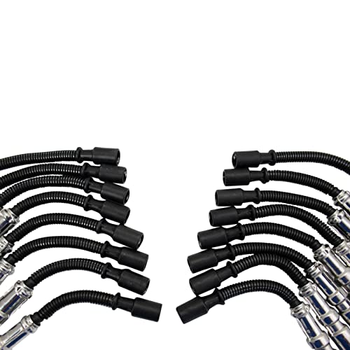 TRQ Ignition Spark Plug Wire Kit Set | For Mercedes Benz V8 - style: IWA69025