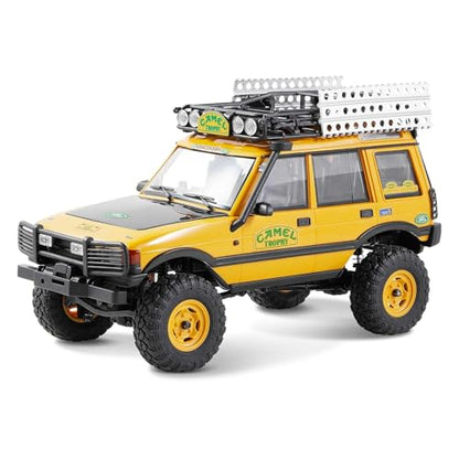 FCX24MS FMS 1/24 RC Crawler, Land Rover Family, 2.4Ghz Off-Road RC Rock Crawler with Lighting Effects and Speed Switch, RC Cars for Adults (Discovery) - color: Discovery