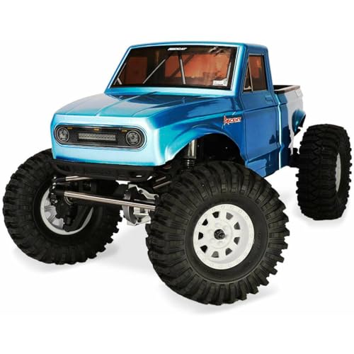 Redcat Racing Ascent 1/10 Scale LCG Performance RTR RC Rock Crawler Truck – Brushed 42T Motor, Portal Axles, 4WD, Aluminum Shocks, RTX-4C Radio - RC Truck - Blue - color: Blue