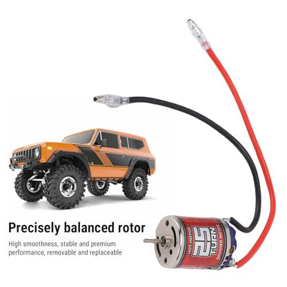 Keenso RC Brushed Motor, 25T High Speed Strong Magnetic Force 2.3mm Shaft Stainless Steel Replacement for Tamiya, Losi,