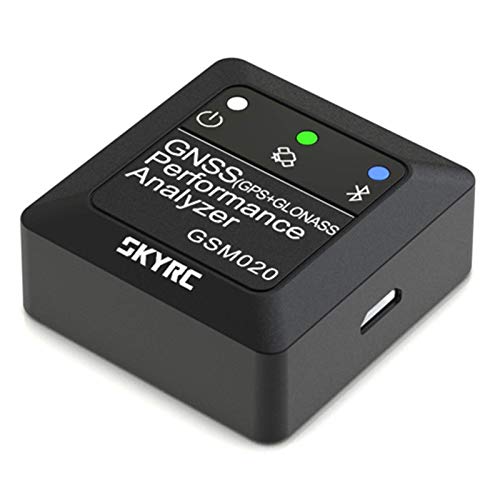 SKYRC GSM020 GNSS Performance Analyzer GPS+GLONASS Speedometer, BT Enabled Race Data Logger and Speed Tracker for RC Car Airplane Helicopter Drone