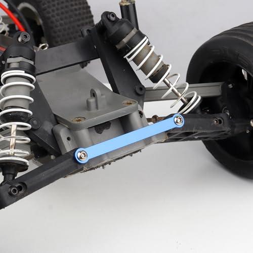 Hobbypark Aluminum Tie Bar and Suspension Hinge Pins for 2WD Traxxas Rustler VXL Slash Stampede Bandit Nitro Sport,Replacement of 2532 2640 (Navy Blue) - color: Navy Blue