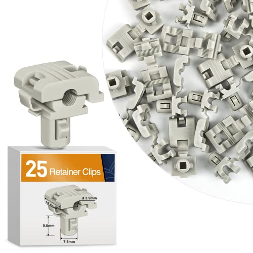GOOACC 25Pcs Door Lock Rod Clip Tailgate Handle Rod Retainer | Compatible with GM 16629990,16675980 Ford F85Z-1521952-BA Buick, Cadillac, Chevrolet, Oldsmobile, Pontiac & Trucks 1996 - - color: 25Pcs Door Lock Rod Clip 7.6mm