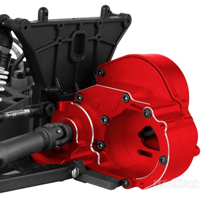 RC Upgrades Part for 1/10 Slash/Rustler/Stampede/Bandit 2WD (VXL) Drag Slash/Bigfoot,Transmission Gearbox & 48P Gear & Slipper Clutch Kit Pressure Plate & Complete Differential,Red - color: Red - (Upgrades Gearbox)